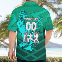 Personalized Iraq Football Champions Hawaiian Shirt Fierce Eagle Mascot In Keffiyeh