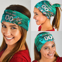 Personalized Iraq Football Champions Neck Gaiter Fierce Eagle Mascot In Keffiyeh