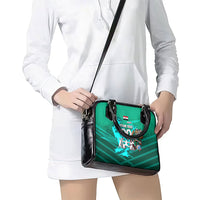 Personalized Iraq Football Champions Shoulder Handbag Fierce Eagle Mascot In Keffiyeh