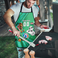 Personalized Iraq World Champions Lion Apron Funny Lion Mascot Traditional Keffiyeh