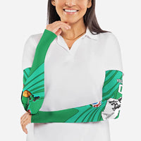 Personalized Iraq World Champions Lion Arm Sleeves Funny Lion Mascot Traditional Keffiyeh