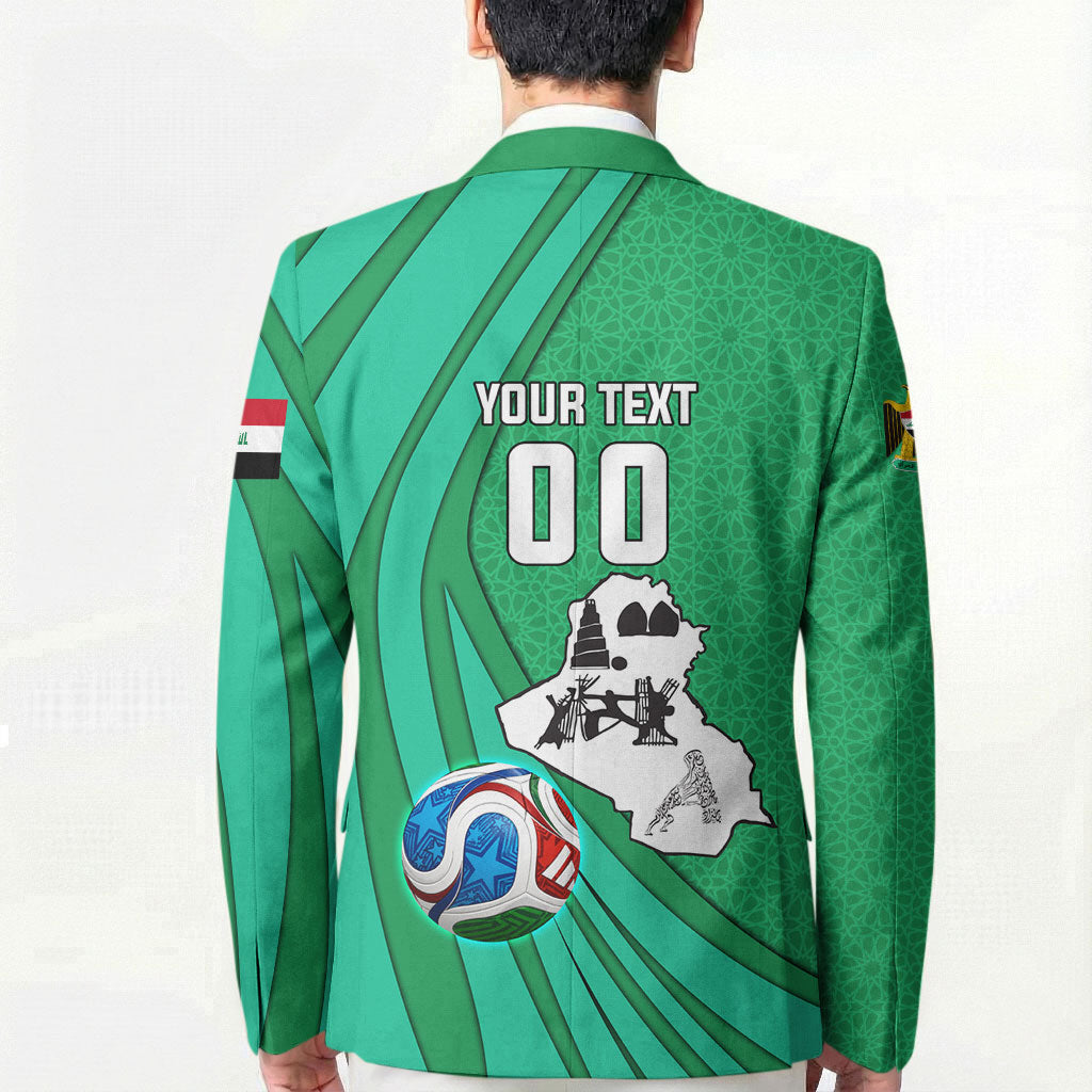 Personalized Iraq World Champions Lion Blazer Funny Lion Mascot Traditional Keffiyeh