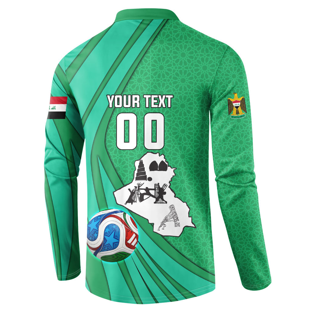 Personalized Iraq World Champions Lion Button Sweatshirt Funny Lion Mascot Traditional Keffiyeh