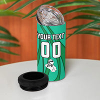 Personalized Iraq World Champions Lion 4 in 1 Can Cooler Tumbler Funny Lion Mascot Traditional Keffiyeh