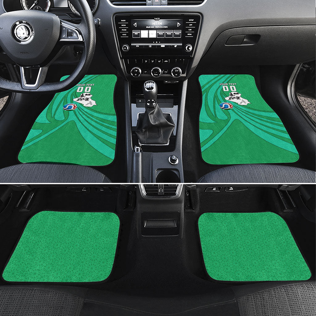 Personalized Iraq World Champions Lion Car Mats Funny Lion Mascot Traditional Keffiyeh