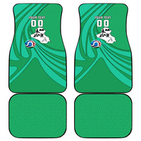 Personalized Iraq World Champions Lion Car Mats Funny Lion Mascot Traditional Keffiyeh