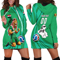 Personalized Iraq World Champions Lion Hoodie Dress Funny Lion Mascot Traditional Keffiyeh