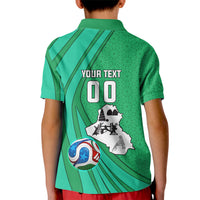Personalized Iraq World Champions Lion Kid Polo Shirt Funny Lion Mascot Traditional Keffiyeh