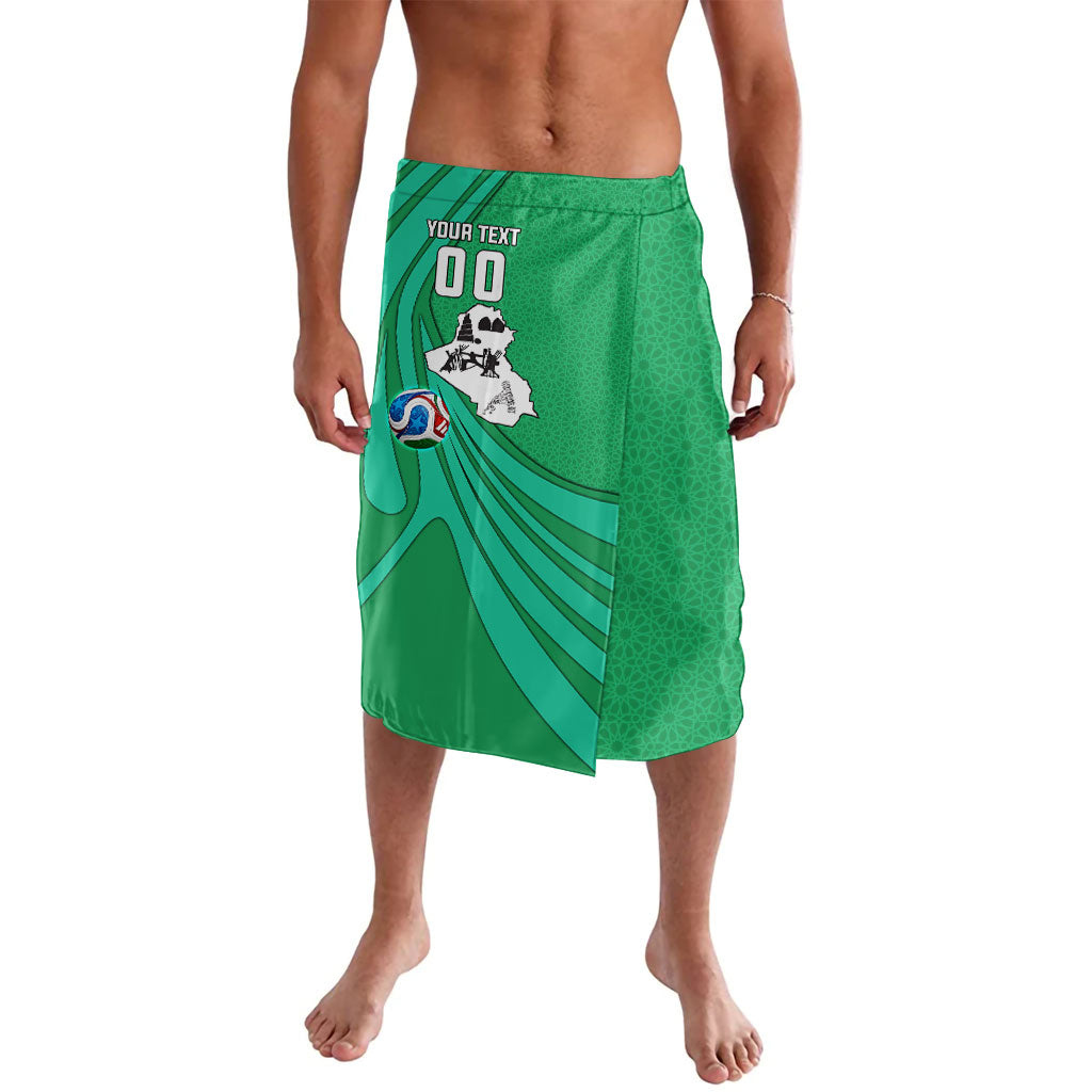 Personalized Iraq World Champions Lion Lavalava Funny Lion Mascot Traditional Keffiyeh