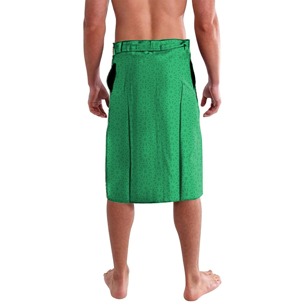 Personalized Iraq World Champions Lion Lavalava Funny Lion Mascot Traditional Keffiyeh