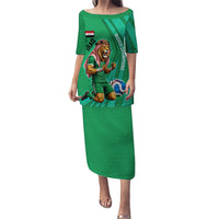 Personalized Iraq World Champions Lion Puletasi Funny Lion Mascot Traditional Keffiyeh