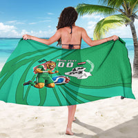 Personalized Iraq World Champions Lion Sarong Funny Lion Mascot Traditional Keffiyeh