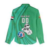 Personalized Iraq World Champions Lion Women Casual Shirt Funny Lion Mascot Traditional Keffiyeh