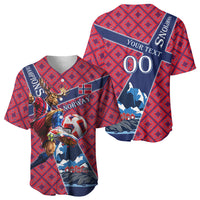 Personalized Norway Soccer Moose Champions Baseball Jersey Football Nordic Heritage Mountain Art