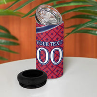 Personalized Norway Soccer Moose Champions 4 in 1 Can Cooler Tumbler Football Nordic Heritage Mountain Art