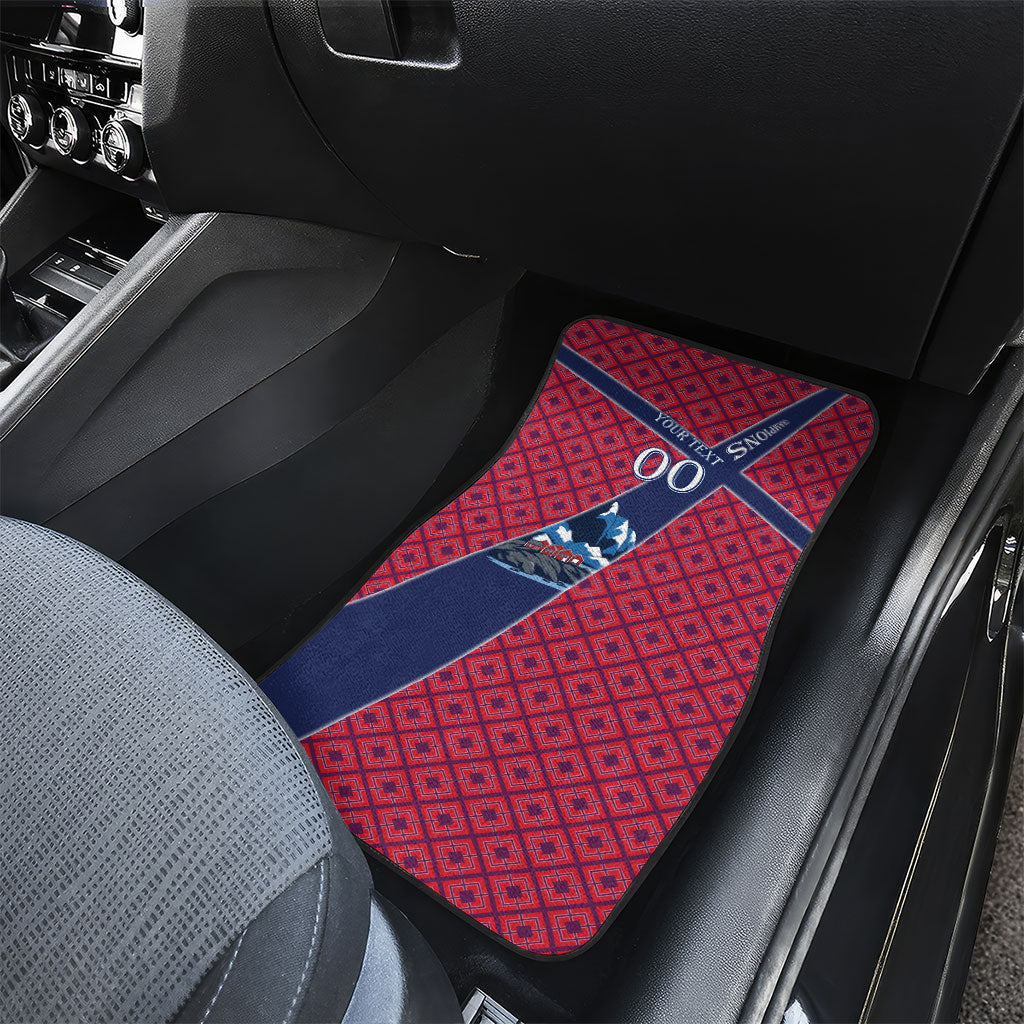 Personalized Norway Soccer Moose Champions Car Mats Football Nordic Heritage Mountain Art