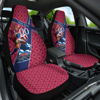 Personalized Norway Soccer Moose Champions Car Seat Cover Football Nordic Heritage Mountain Art
