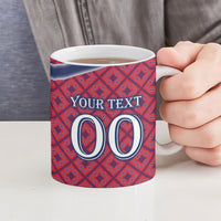 Personalized Norway Soccer Moose Champions Ceramic Mug Football Nordic Heritage Mountain Art