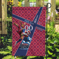 Personalized Norway Soccer Moose Champions Garden Flag Football Nordic Heritage Mountain Art