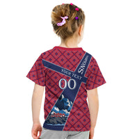 Personalized Norway Soccer Moose Champions Kid T Shirt Football Nordic Heritage Mountain Art