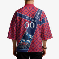 Personalized Norway Soccer Moose Champions Kimono Football Nordic Heritage Mountain Art