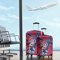 Personalized Norway Soccer Moose Champions Luggage Cover Football Nordic Heritage Mountain Art