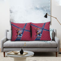 Personalized Norway Soccer Moose Champions Pillow Cover Football Nordic Heritage Mountain Art