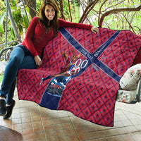 Personalized Norway Soccer Moose Champions Quilt Football Nordic Heritage Mountain Art
