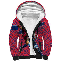 Personalized Norway Soccer Moose Champions Sherpa Hoodie Football Nordic Heritage Mountain Art