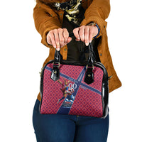 Personalized Norway Soccer Moose Champions Shoulder Handbag Football Nordic Heritage Mountain Art