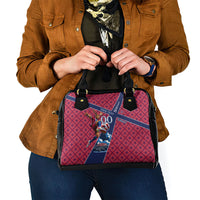 Personalized Norway Soccer Moose Champions Shoulder Handbag Football Nordic Heritage Mountain Art
