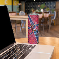 Personalized Norway Soccer Moose Champions Skinny Tumbler Football Nordic Heritage Mountain Art