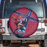 Personalized Norway Soccer Moose Champions Spare Tire Cover Football Nordic Heritage Mountain Art