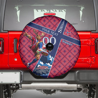 Personalized Norway Soccer Moose Champions Spare Tire Cover Football Nordic Heritage Mountain Art