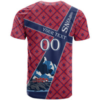 Personalized Norway Soccer Moose Champions T Shirt Football Nordic Heritage Mountain Art