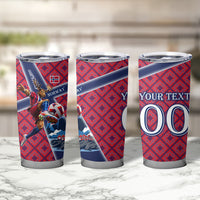 Personalized Norway Soccer Moose Champions Tumbler Cup Football Nordic Heritage Mountain Art