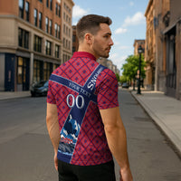 Personalized Norway Soccer Moose Champions Zipper Polo Shirt Football Nordic Heritage Mountain Art