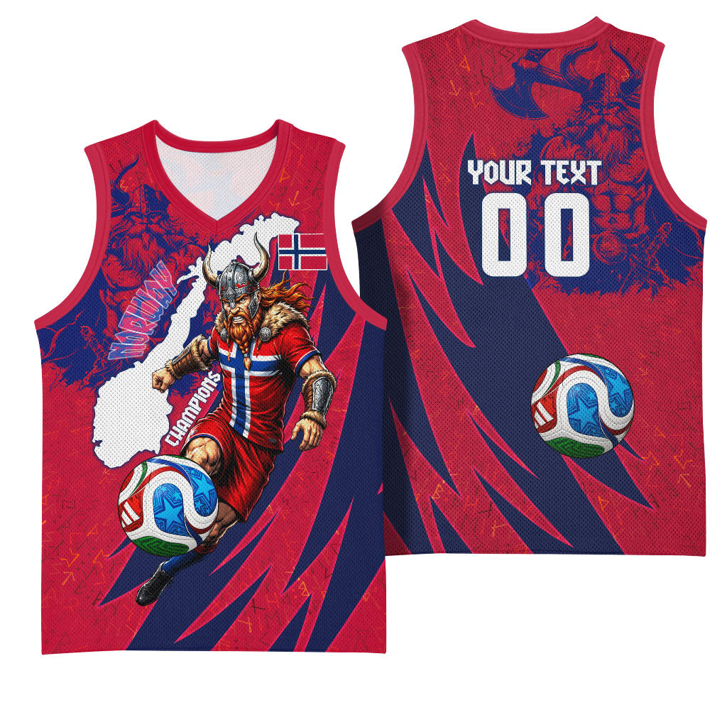 Personalized Norway Soccer Viking Champions Basketball Jersey Football Norse Warrior Map Nordic Cross