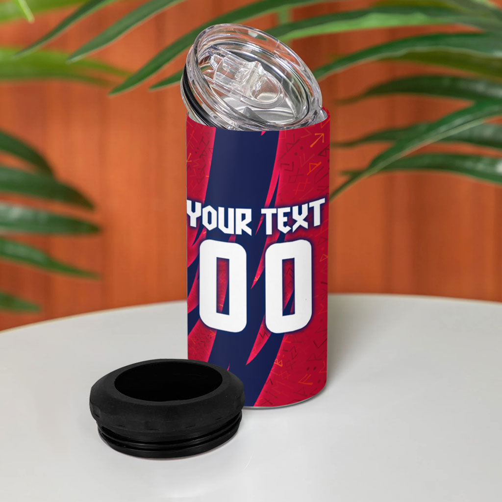 Personalized Norway Soccer Viking Champions 4 in 1 Can Cooler Tumbler Football Norse Warrior Map Nordic Cross