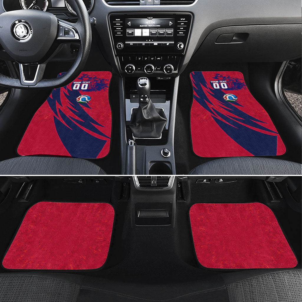 Personalized Norway Soccer Viking Champions Car Mats Football Norse Warrior Map Nordic Cross