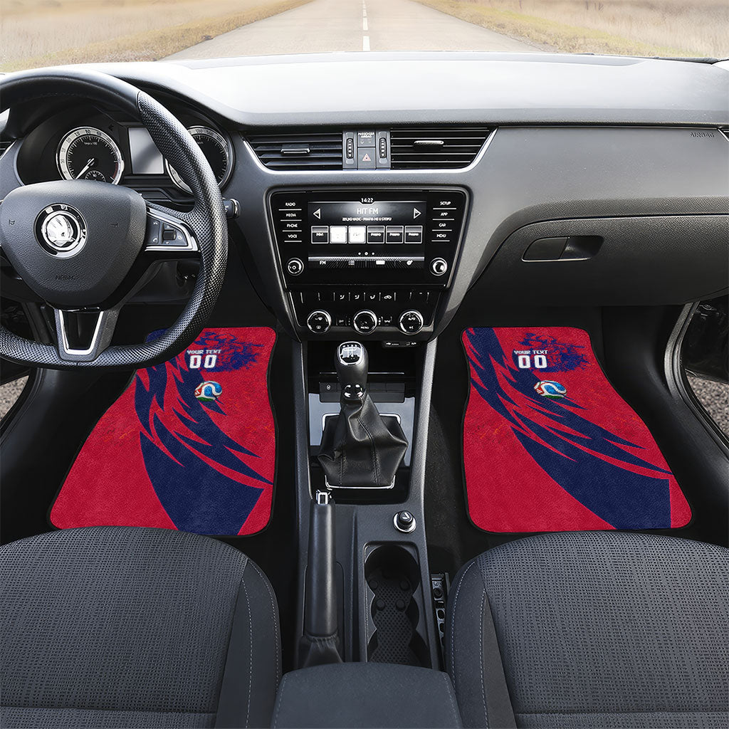 Personalized Norway Soccer Viking Champions Car Mats Football Norse Warrior Map Nordic Cross