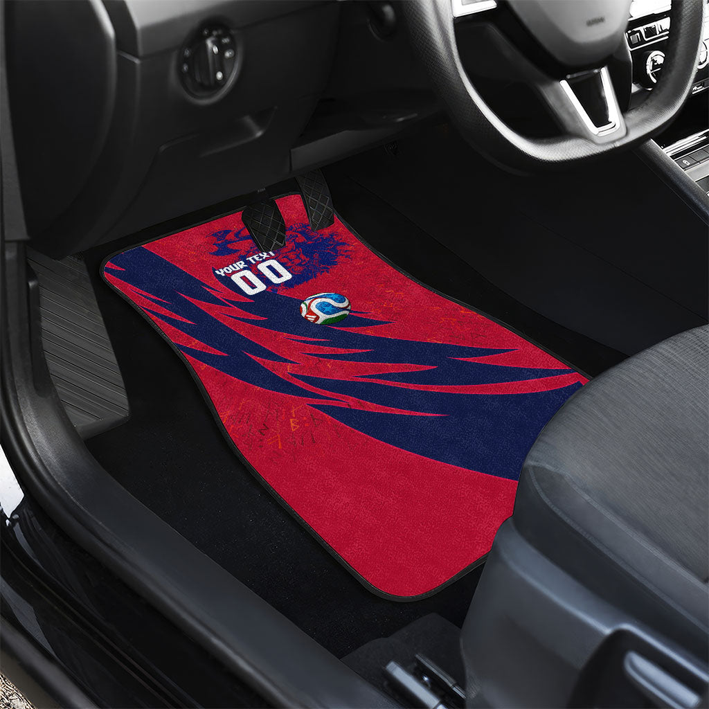 Personalized Norway Soccer Viking Champions Car Mats Football Norse Warrior Map Nordic Cross
