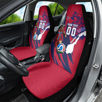 Personalized Norway Soccer Viking Champions Car Seat Cover Football Norse Warrior Map Nordic Cross