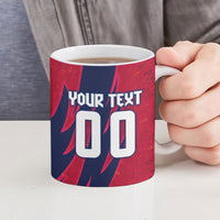 Personalized Norway Soccer Viking Champions Ceramic Mug Football Norse Warrior Map Nordic Cross