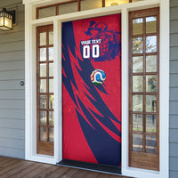 Personalized Norway Soccer Viking Champions Door Cover Football Norse Warrior Map Nordic Cross