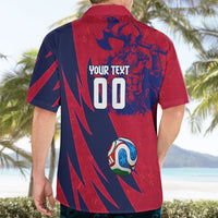 Personalized Norway Soccer Viking Champions Hawaiian Shirt Football Norse Warrior Map Nordic Cross