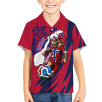 Personalized Norway Soccer Viking Champions Hawaiian Shirt Football Norse Warrior Map Nordic Cross