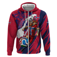 Personalized Norway Soccer Viking Champions Hoodie Football Norse Warrior Map Nordic Cross