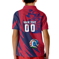 Personalized Norway Soccer Viking Champions Kid Polo Shirt Football Norse Warrior Map Nordic Cross