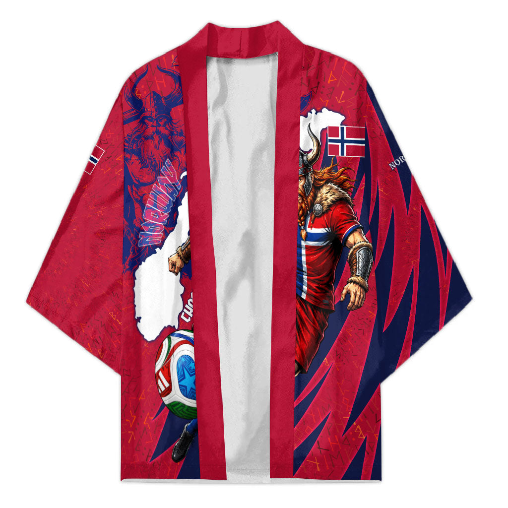Personalized Norway Soccer Viking Champions Kimono Football Norse Warrior Map Nordic Cross